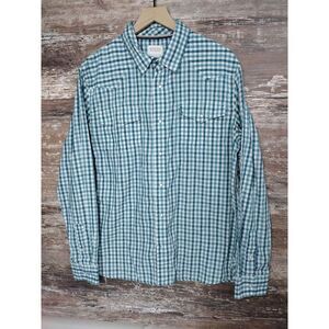 VTG LEVI'S Men Large Modern Western Pearl Snap Button Dress Shirt